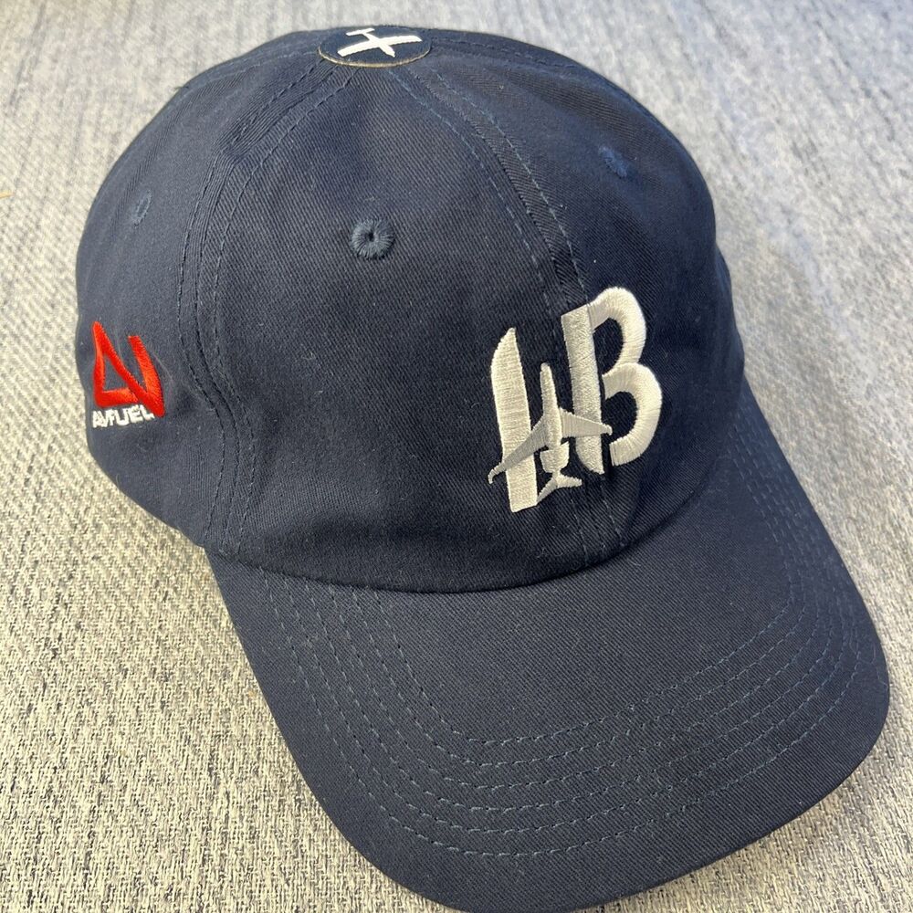 Flyboy Headwear Hangar B Aviation Cap Avfuel Pilot Hat No Button Comfort Crown